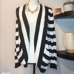 INC international concepts striped cardigan